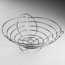 Корзина д/фруктов металл. 27*27*9,5 ВЕ-0462